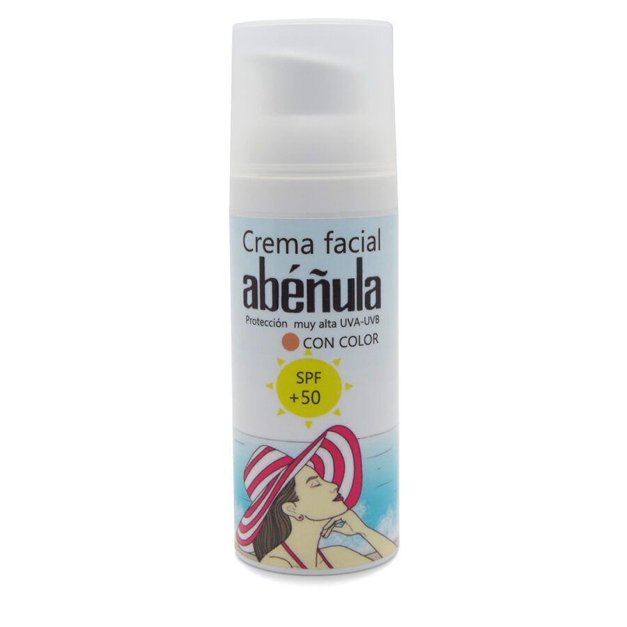 Crema de protección facial con color Abéñula