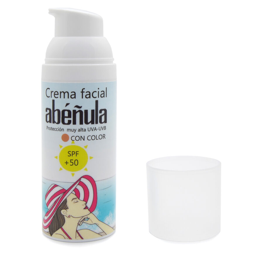 Crema de protección facial con color Abéñula